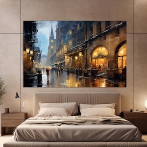 Krakow Wall Art, Krakow Painting, Krakow Canvas Print, Poland Wall Art