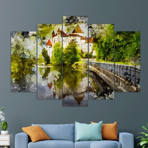 Schwertberg Wall Art, Schwertberg Canvas Print, Schwertberg Castle Painting, Austria Painting image 4