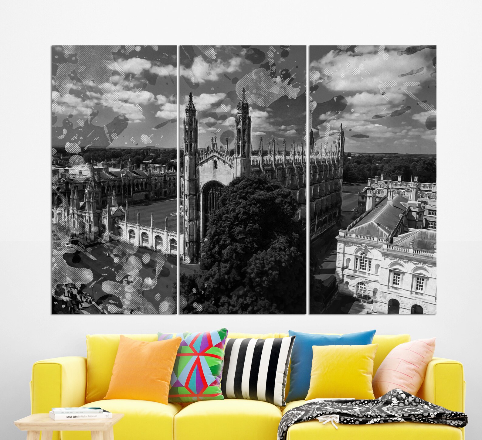 Cambridge Painting Cambridge Canvas Print Cambridge Wall Etsy UK
