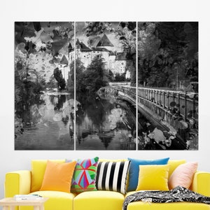 Schwertberg Wall Art, Schwertberg Canvas Print, Schwertberg Castle Painting, Austria Painting image 3