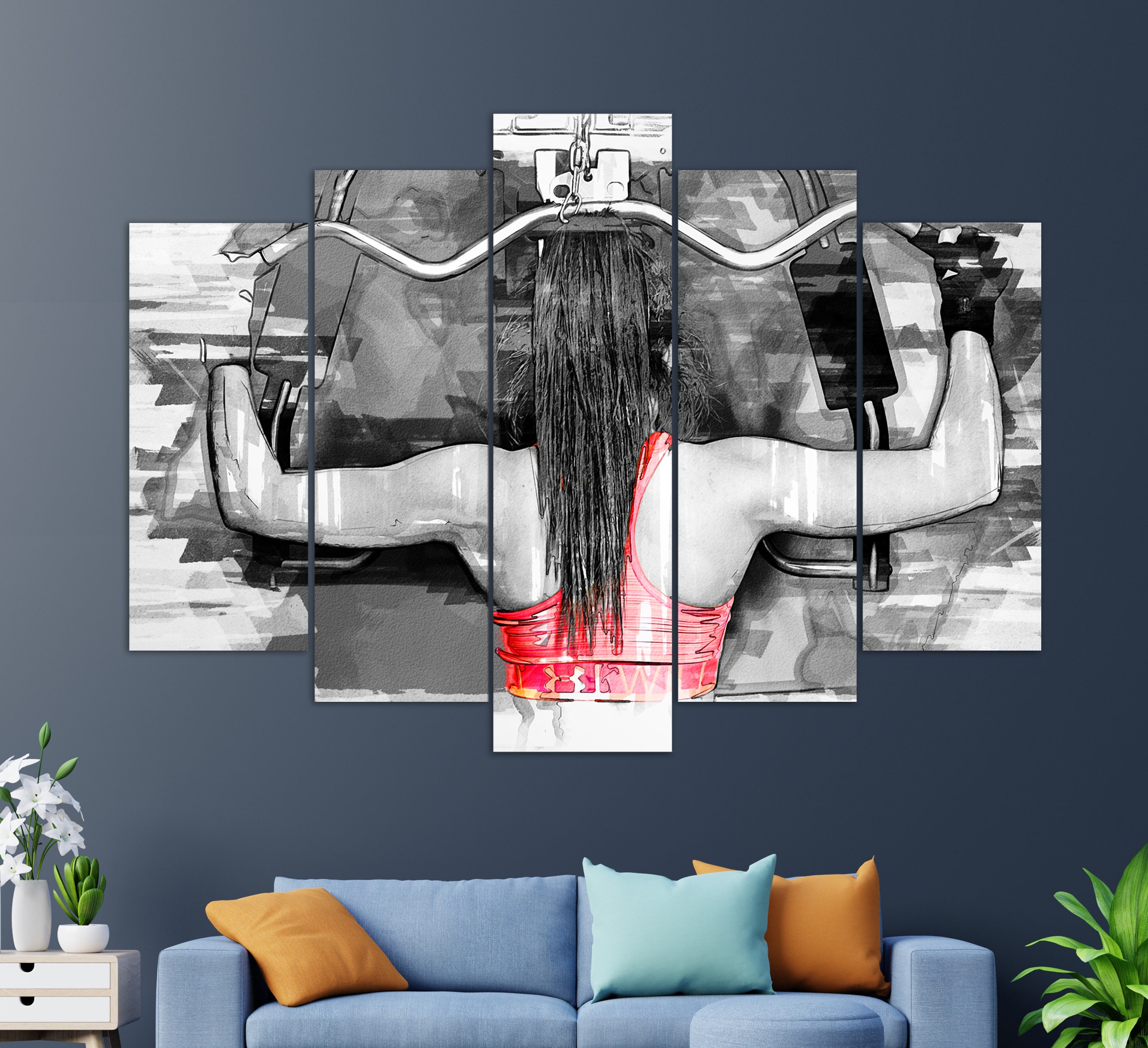 Athletic Beauty Canvas Art - 5lbmh91