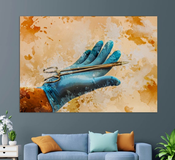 Surgery Canvas Print Surgery Wall Art Surgeon Gift Nurse Etsy