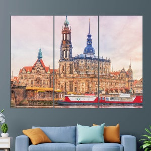 Dresden Canvas Print, Dresden Painting, Dresden Wall Art, Germany Canvas Art