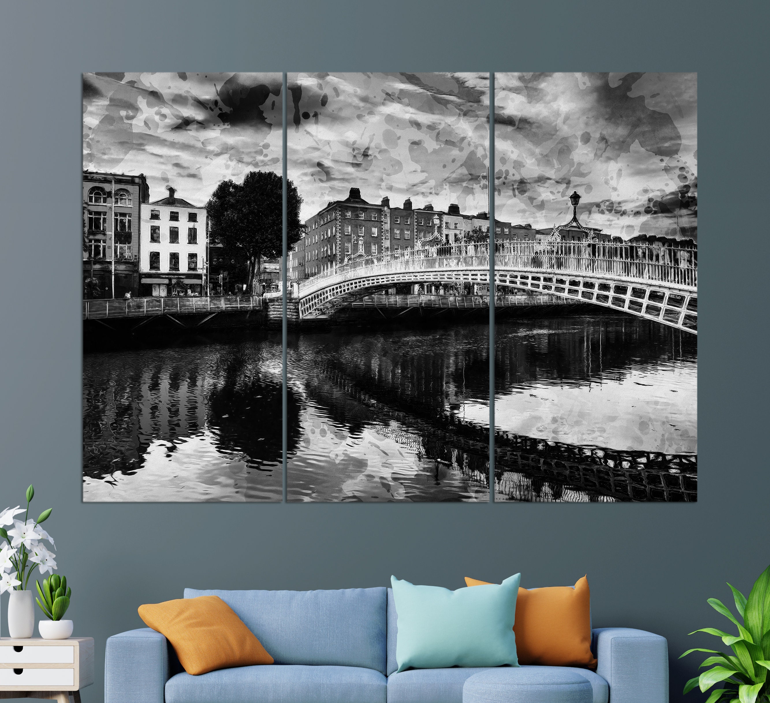 Dublin Canvas Print Dublin Wall Art Dublin Painting Ireland Etsy UK