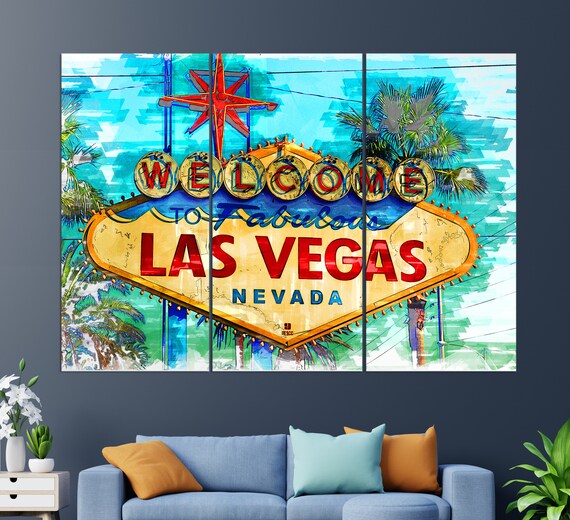 Welcome to Las Vegas Canvas Wall Art