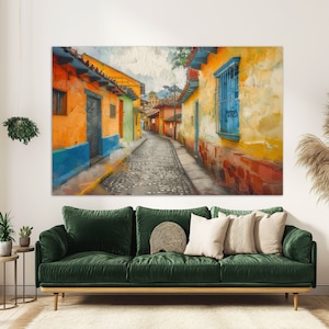 Bogota Canvas Print, Bogota  Painting, Colombia Wall Art, Colombia Canvas Art