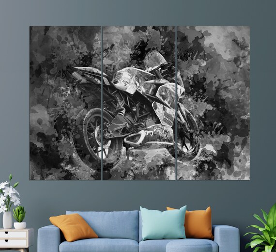 Bike canvas painting hotsell