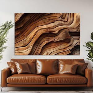 Wooden Texture Canvas Print, Modern Wall Decor, Abstract Wall Art, Abstract Wood Canvas Print, Wood Painting, Wood Wall Decor