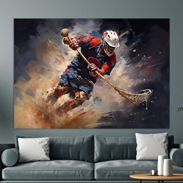 Lacrosse Wall Art Etsy