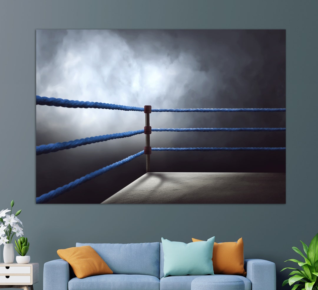 boxing-wall-art-boxing-ring-canvas-print-mixed-martial-arts-boxing