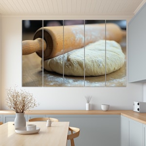 Teig Leinwand Druck, Bäckerei Wandkunst, Teig Leinwand Kunst, Küche Wanddekor, Bäckerei Wand dekor, Bäcker Geschenk, Bäckerei Leinwand Kunst