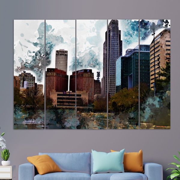 Omaha Skyline Etsy