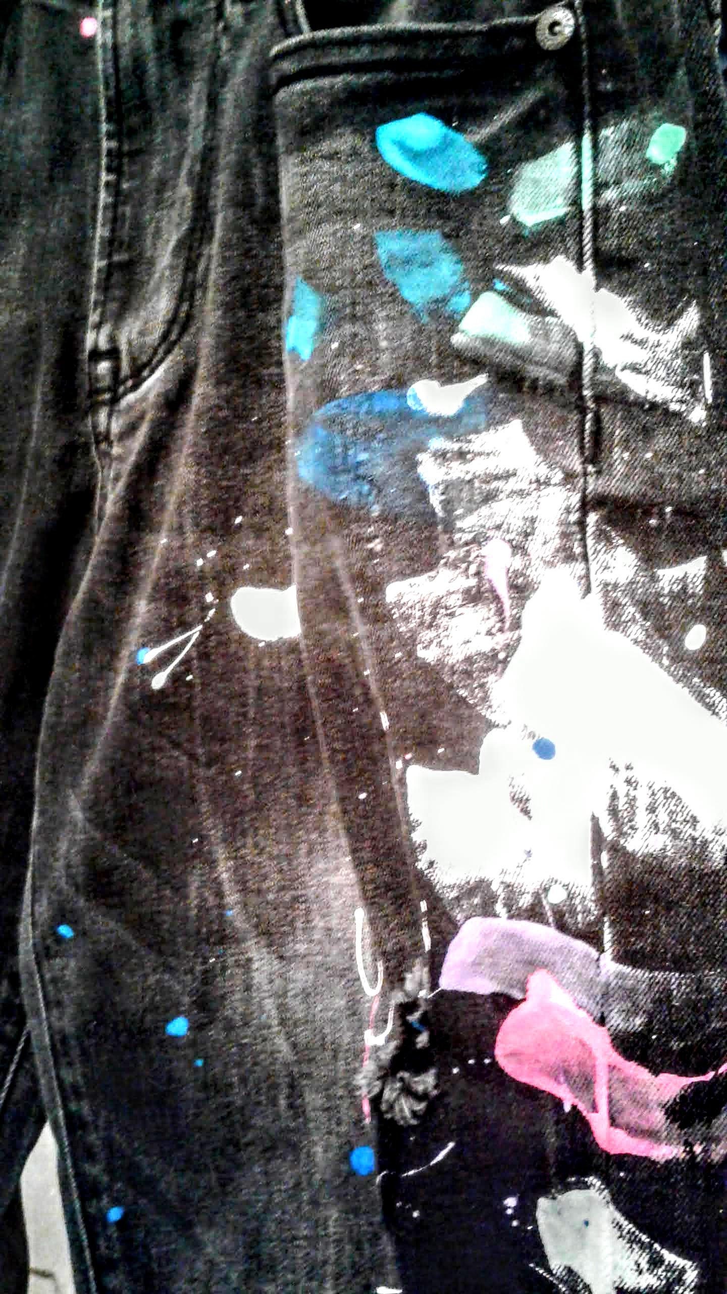 Off white paint splatter pants best sale