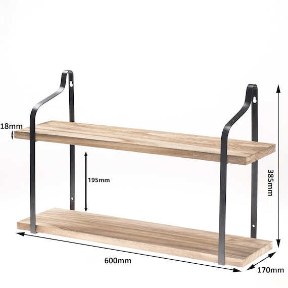 Moebel17 Novella K5 Bücherregal – Weißes Schweberegal, 60 X 14,5 X 14,5 Cm, Für Wandmontage