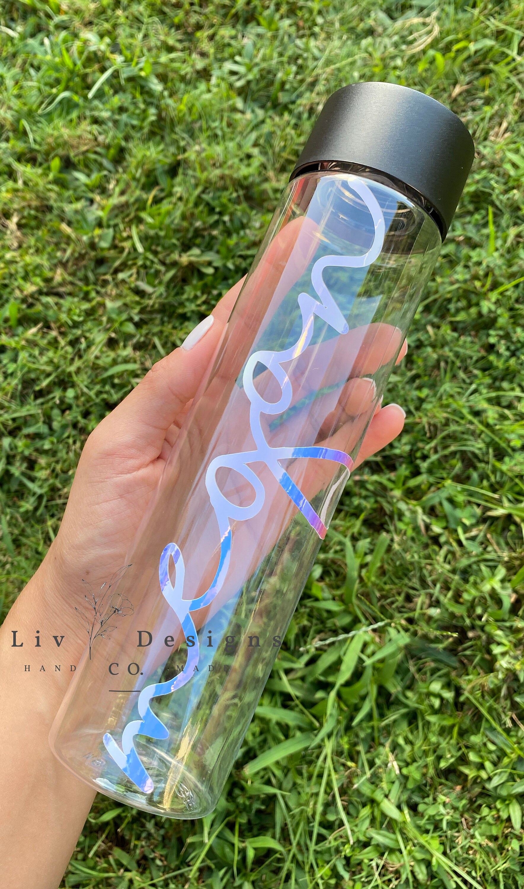Skinny Water Bottle Water Bottle with Name Personalized Etsy