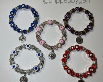 Evil Eye Beaded Bracelet