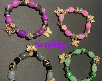Butterfly Beaded Bracelet