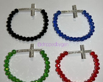 Cross Beaded Bracelets