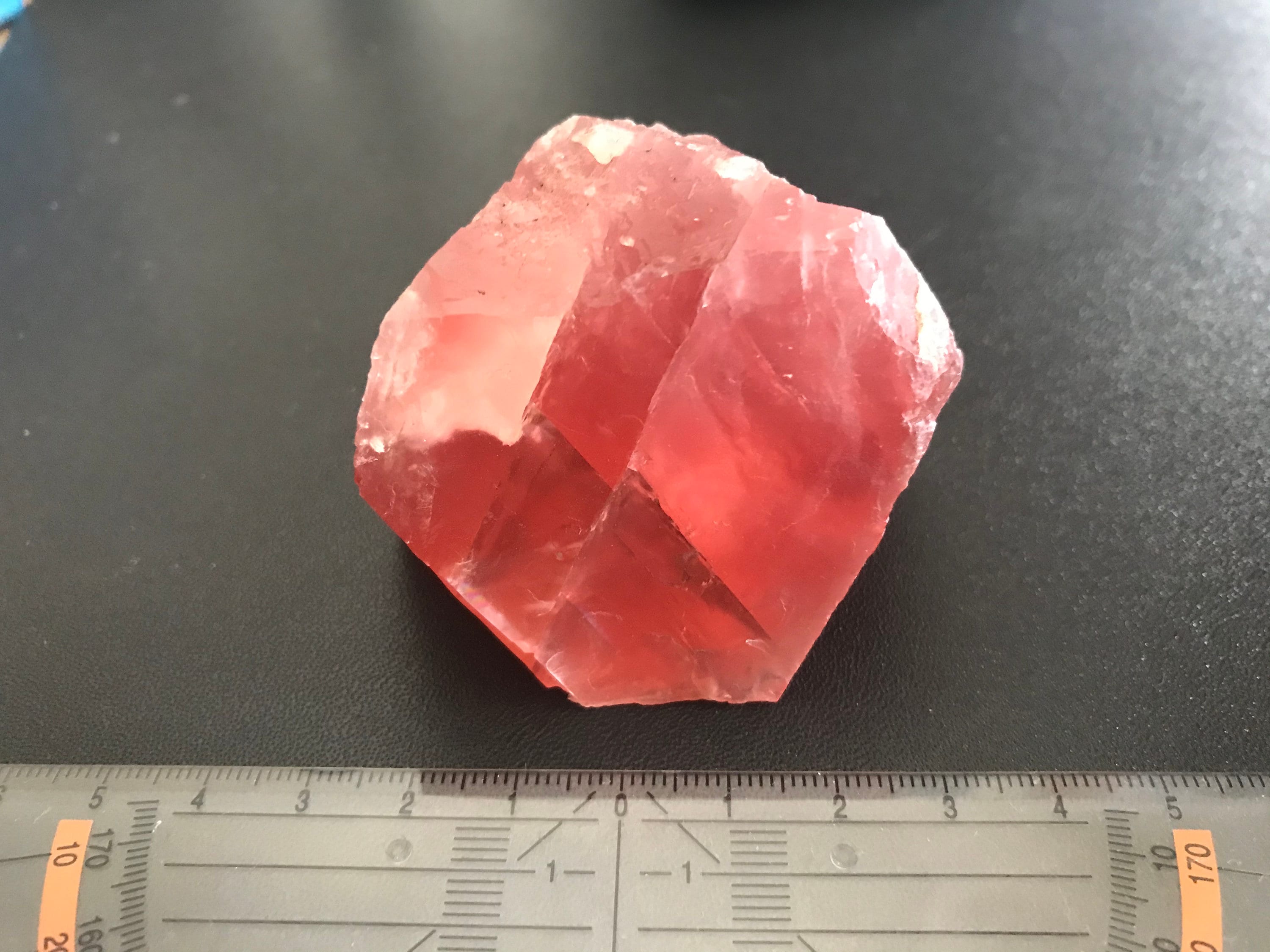 Large Rare Beautiful Red Fluorite Etsy