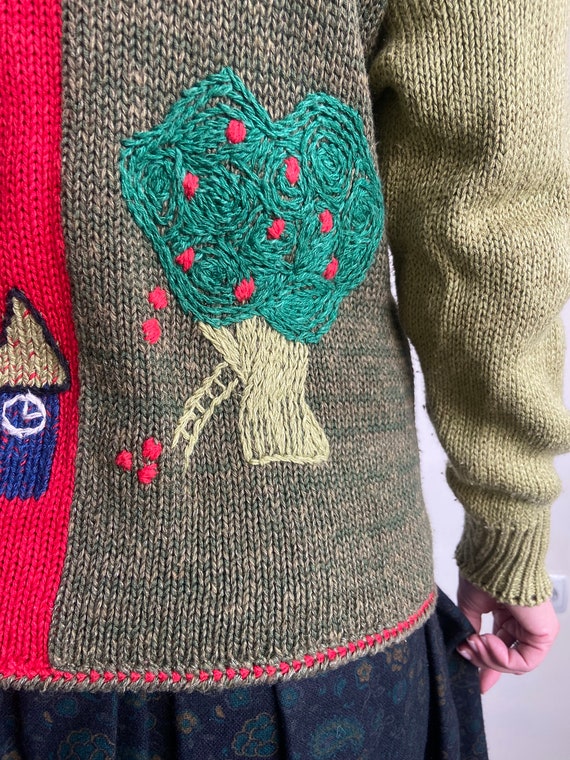 Vintage cardigan, Austrian knitted cardigan, card… - image 2