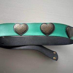 Vintage belt, Vintage Austrian leather belt, folklore belt, decorated trachten dirndl belt,Dirndl Belt for women