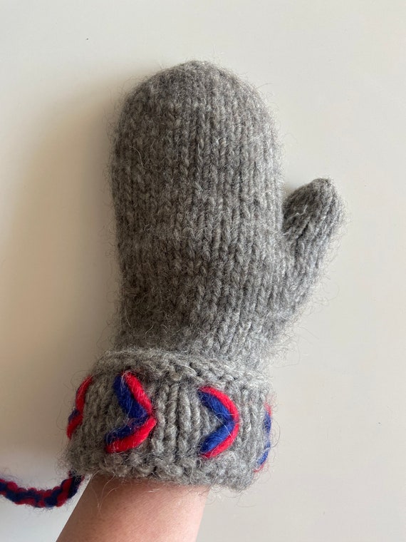 Wool mittens, Handmade in Norway, Norwegian winte… - image 8