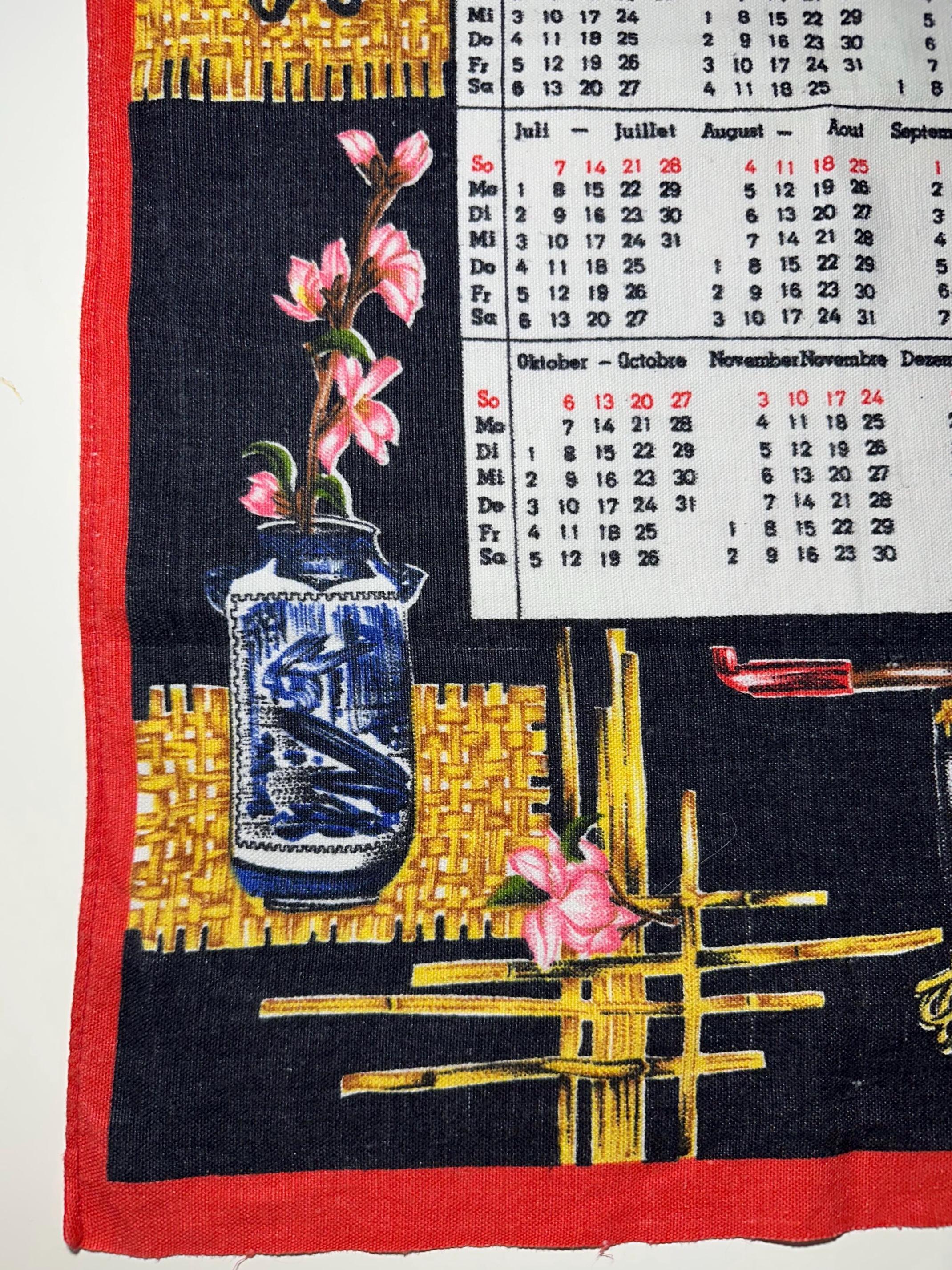 カレンダー+スケジュール 60s Vintage Fabric Calendar 1968 il_1080xN.6567442369_mcfg.jpg