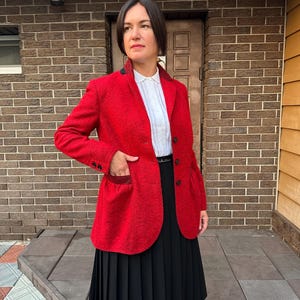 Vintage vest, vintage jas, Madeleine-jas, wollen jas