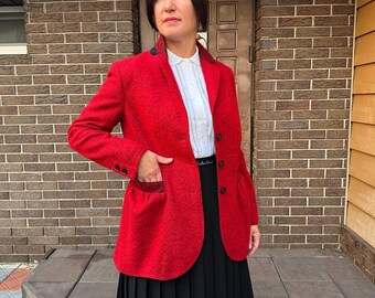 Vintage cardigan, vintage jacket , Madeleine jacket, wool jacket