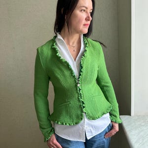 Vintage Austrian cardigan, Austrian wool cardigan , Vintage wool jacket, Tratchen jacket, Tyrol cardigan