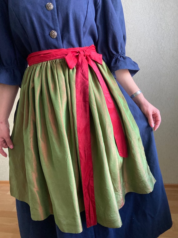 Vintage Dirndl apron,   Embroidered apron, Austri… - image 2