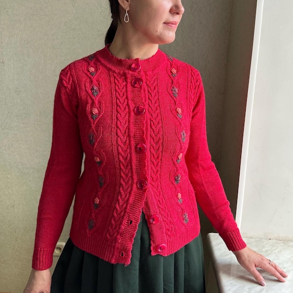Vintage floral austrian cardigan - Gem Vintage floral austrian cardigan - Gem