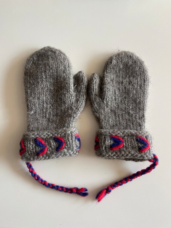 Wool mittens, Handmade in Norway, Norwegian winte… - image 9