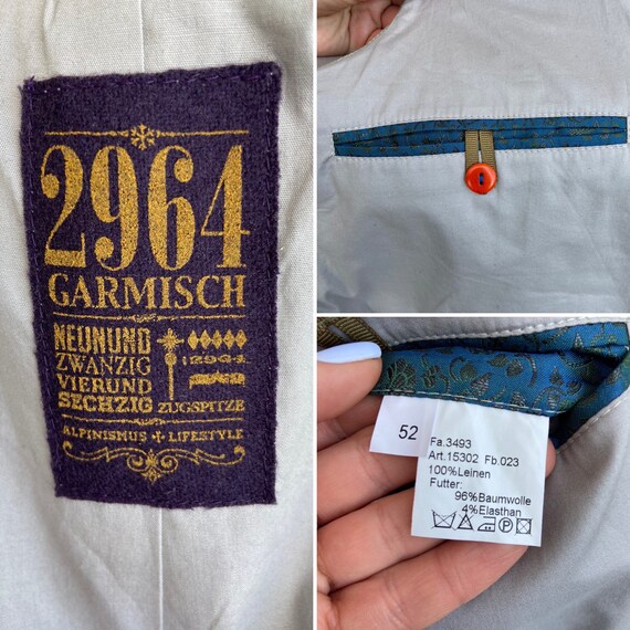 Vintage Vest, Austrian cotton vest, women's Dirnd… - image 10