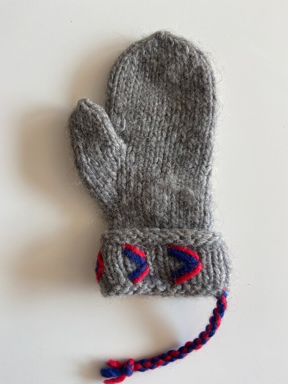 Wool mittens, Handmade in Norway, Norwegian winte… - image 5