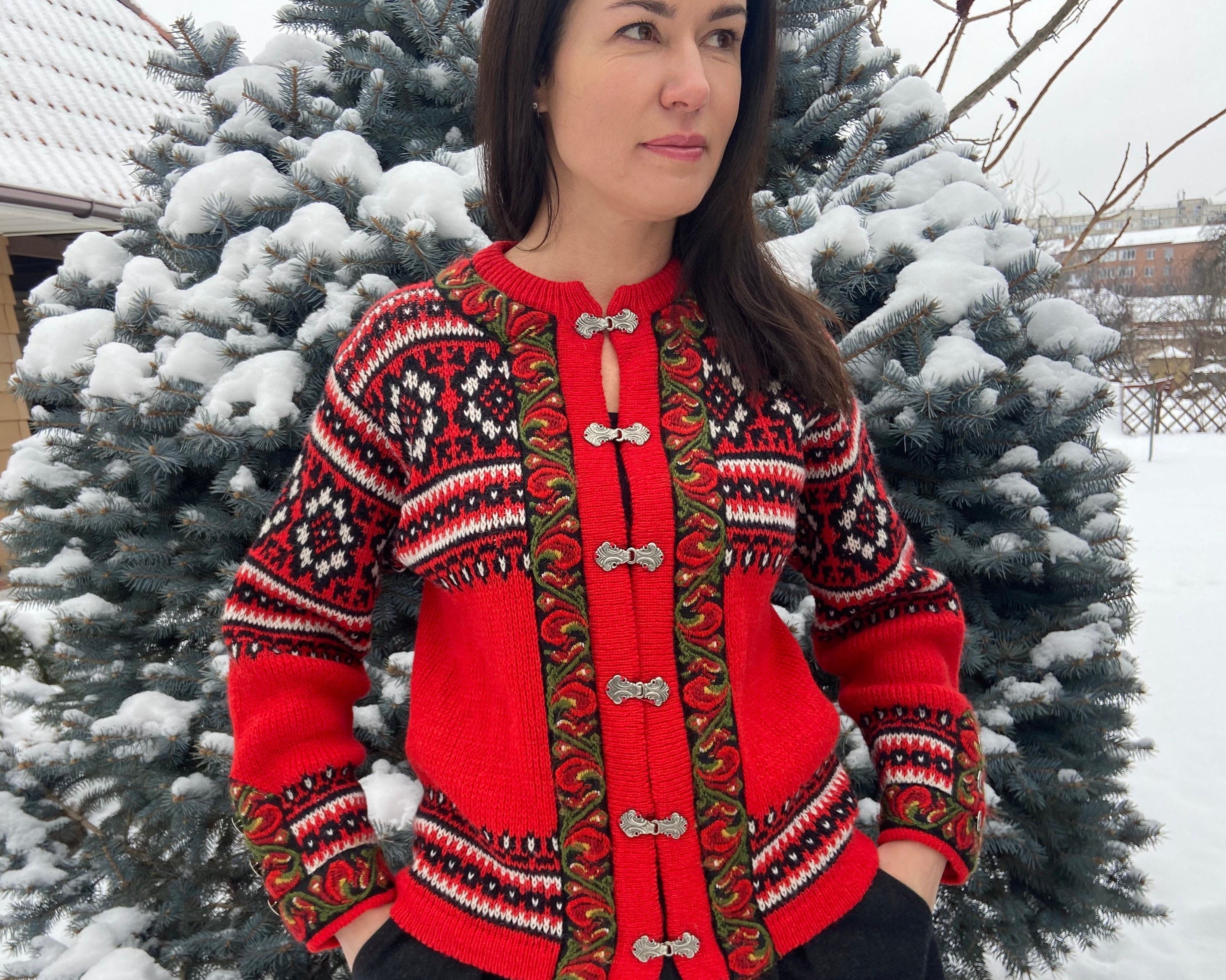 Nordic Cardigan Vintage Norwegian 