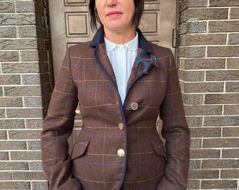 Vintage blazer, vintage women blazer,  women Jacket, multicolored jacket