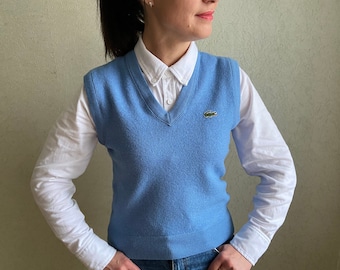 sweater vest lacoste