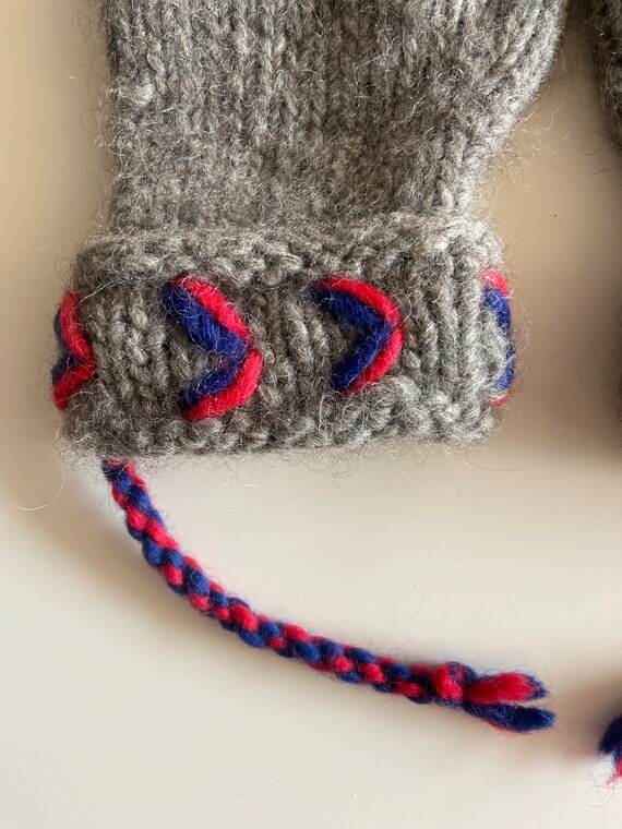 Wool mittens, Handmade in Norway, Norwegian winte… - image 3