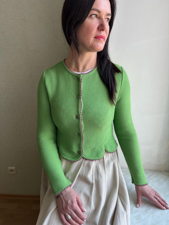 Cardigan autrichien vintage, cardigan autrichien, veste vintage