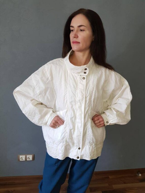 Vintage 80's Windbreaker, Vintage Jacket, 1990s f