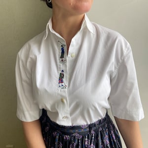 Vintage Bluse, Bluse bestickt, Bluse/ Hemd, Baumwollbluse, Baumwollbluse, Baumwollbluse, Bluse mit Stickerei