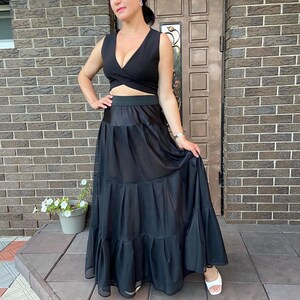 long black petticoat for dresses High-Quality Tiered 6 hoops petticoat for Plus Size Brides