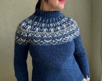 Vintage sweater, Icewear sweater, Icelandic wool jumper,   Norwegian sweater , wool sweater