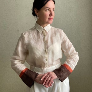 Camicetta vintage, Camicetta di seta, Camicetta in stile vintage