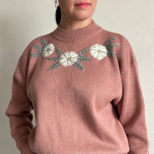 Vintage trui, vintage Mexx trui, wollen trui, maat M
