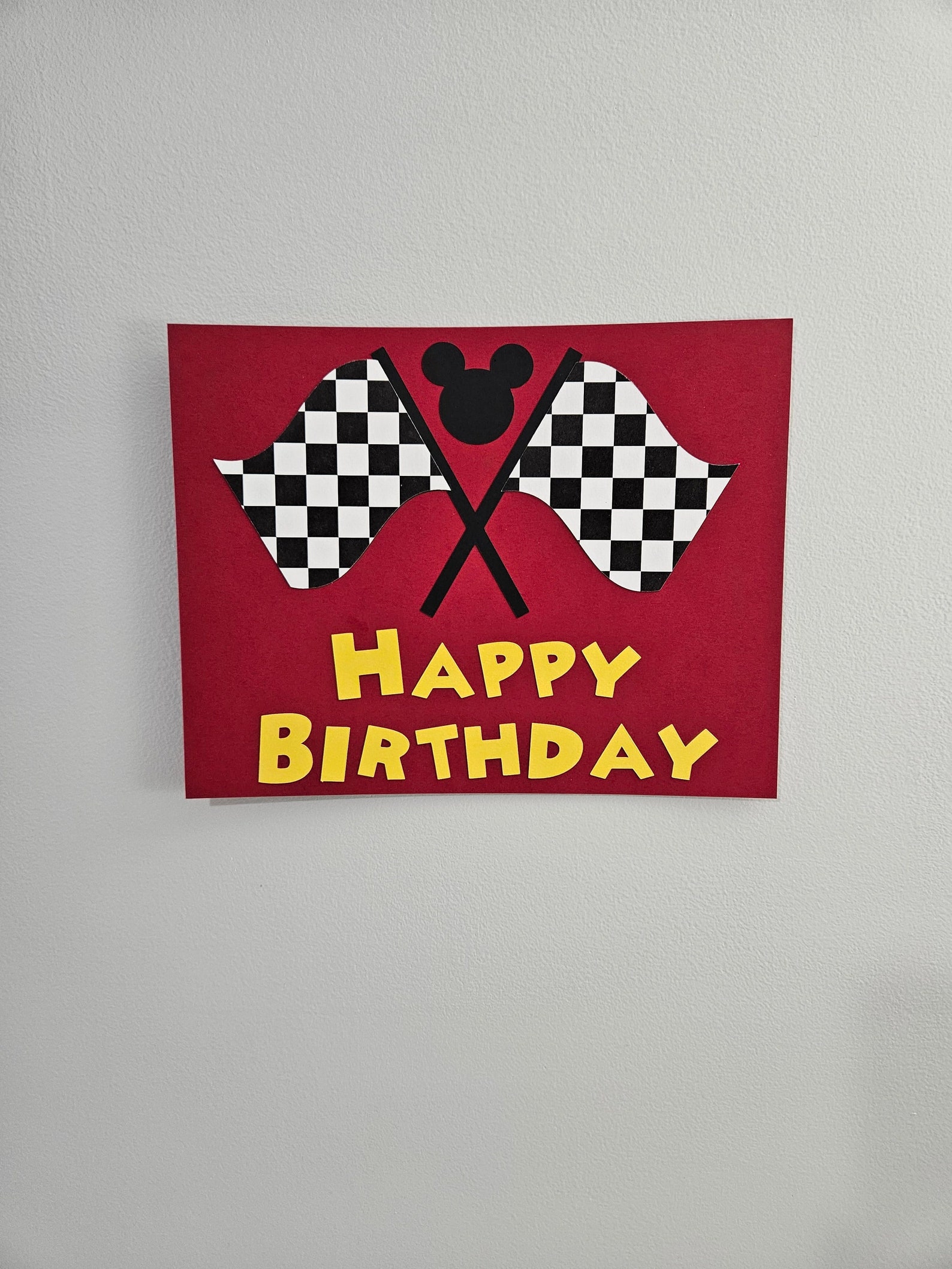 Mickey Racers Flag Mickey Mouse Roadster Racers Birthday Decor - Etsy