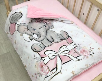 Crib Comforter Girl Etsy