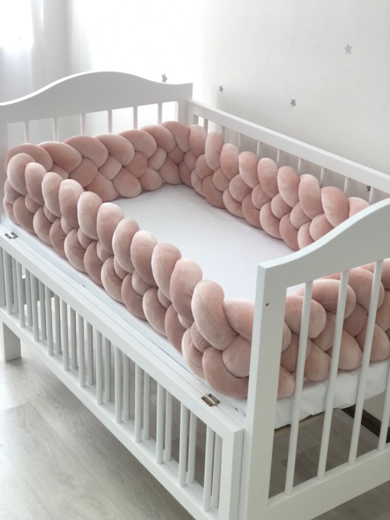 dusty rose nursery bedding