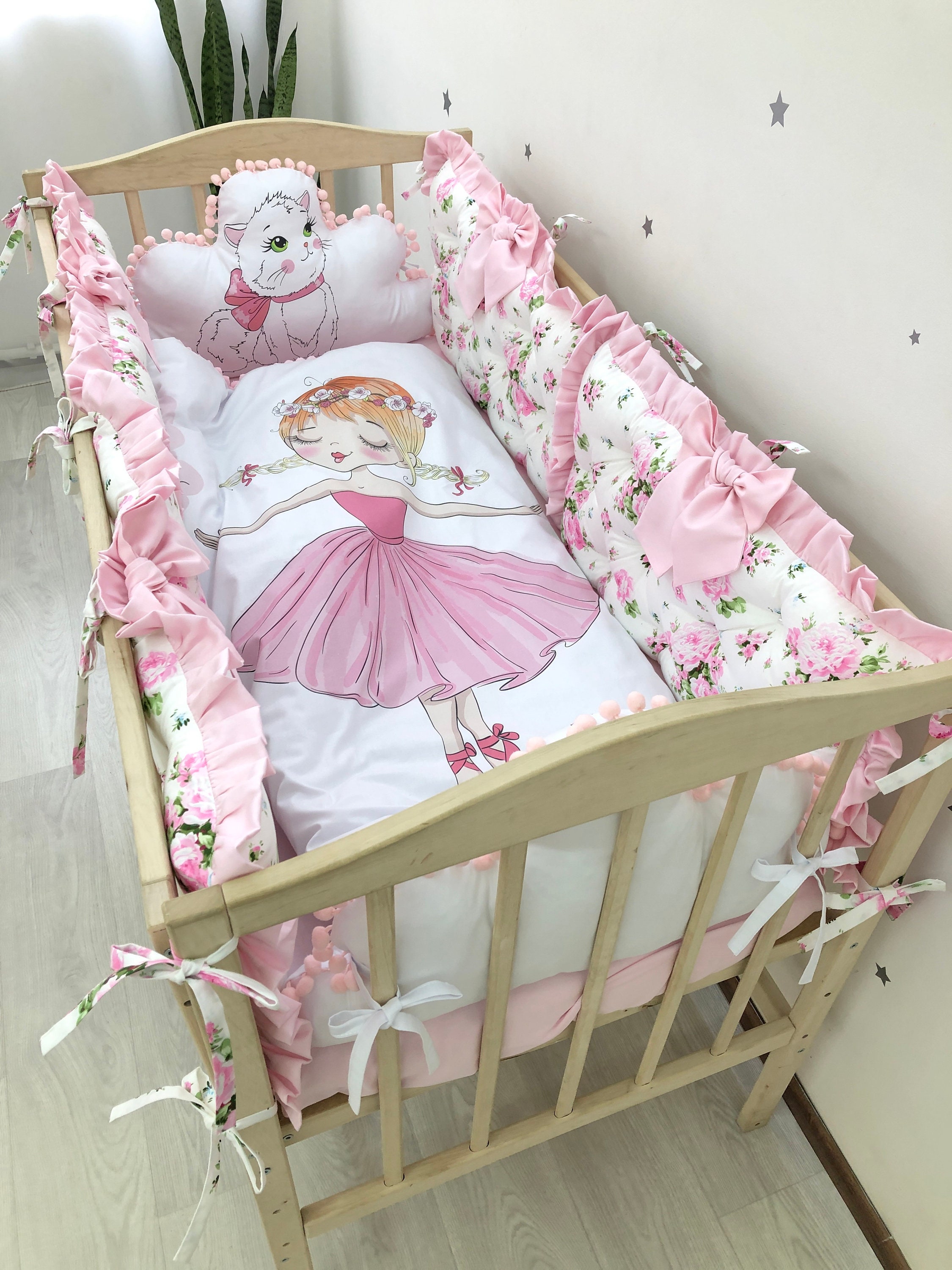 flower cot bedding